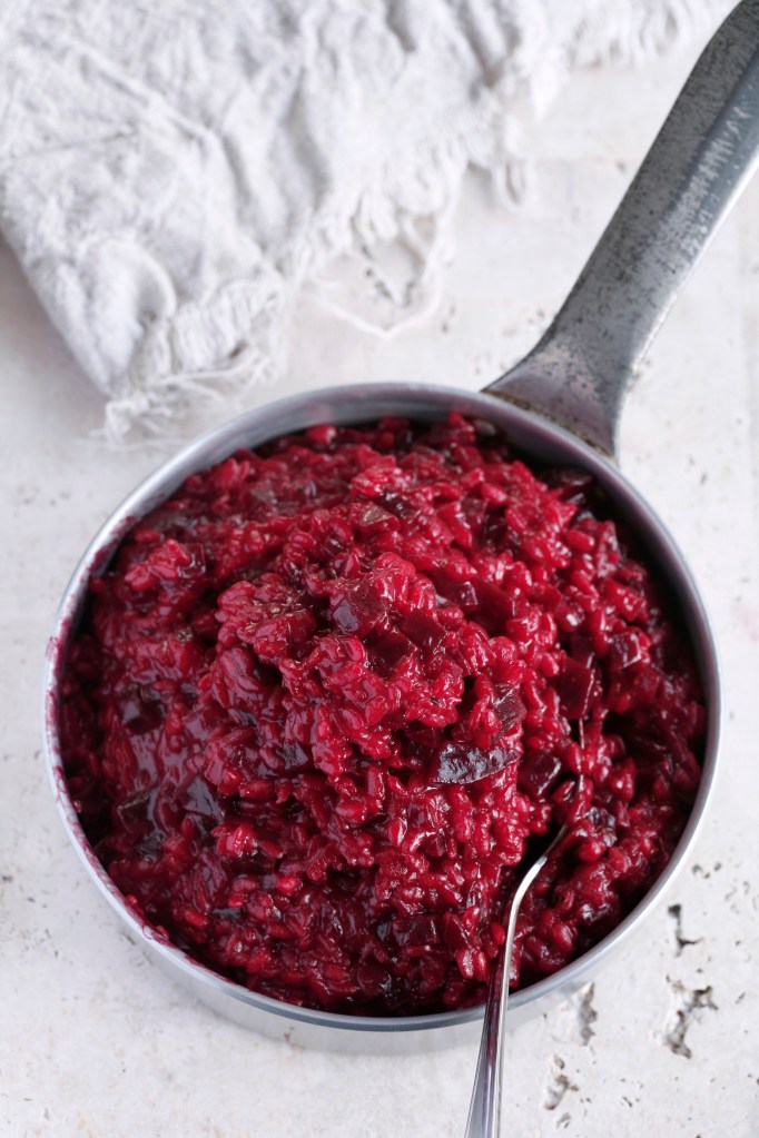 Beetroot risotto rodbet