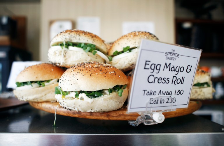 Spence bakery, kafe, stoke newington